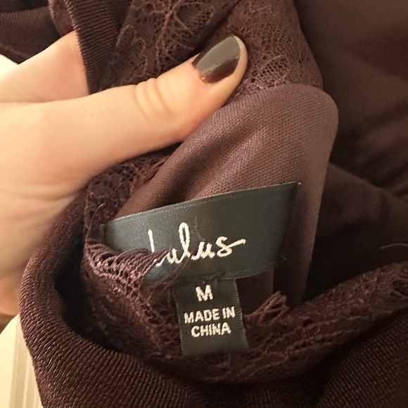 Lulu's Chocolate Brown Maxi Dress - Picture 6 of 6